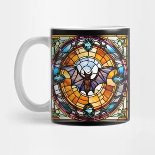 Cute Bat Stained Glass Mug